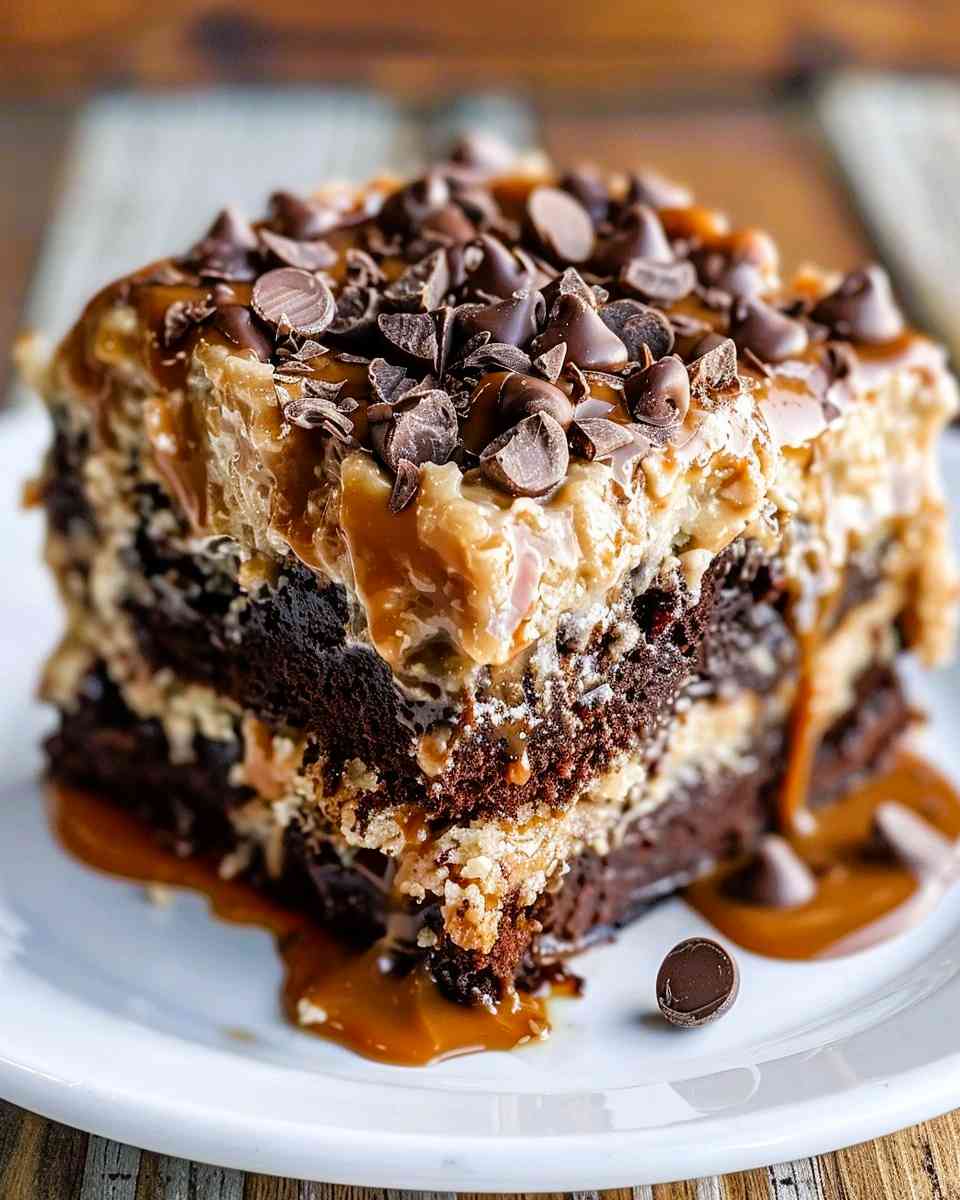 German Chocolate Poke Cake Recipe